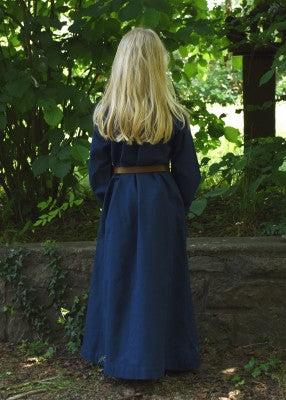 Kinder Mittelalterkleid Ana, blau
