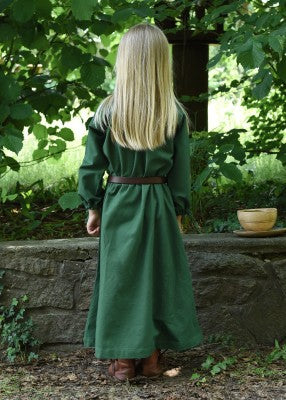 Kinder Mittelalterkleid Ana, grün